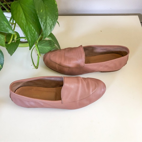 Mansur Gavriel Lambskin Round-Toe Sock Loafers - Picture 14 of 16